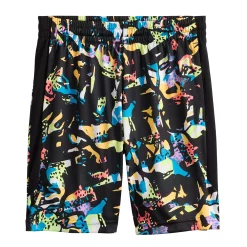 Boys 8-20 Tek Gear® Dry Tek Printed Shorts in Regular & Husky -Bonnie Jean Shop 4013566 Black Neon