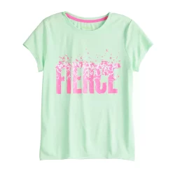 Girls 7-16 Tek Gear® Graphic Tee in Regular & Plus Size -Bonnie Jean Shop 4629645 Green Fierce