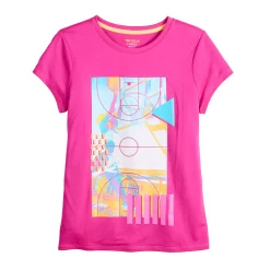 Girls 7-16 Tek Gear® Graphic Tee in Regular & Plus Size -Bonnie Jean Shop 4629645 Pink Player