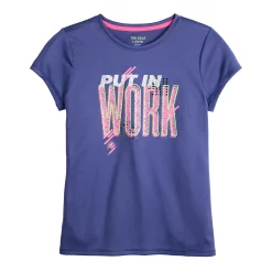 Girls 7-16 Tek Gear® Graphic Tee in Regular & Plus Size -Bonnie Jean Shop 4629645 Purple Work
