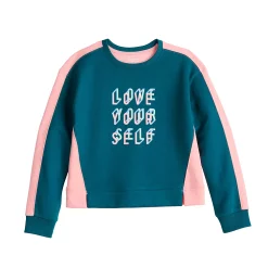 Girls 7-16 Tek GearĀ® Ultrasoft Fleece Graphic Sweatshirt