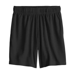 Boys 8-20 Tek Gear® Solid Mesh Shorts in Regular & Husky -Bonnie Jean Shop 5219759 Mineral Black