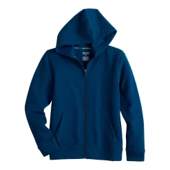Kids 7-20 Tek Gear® Ultrasoft Fleece Full-Zip Hoodie in Regular & Husky -Bonnie Jean Shop 5534110 Blue Dye