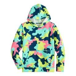 Kids 7-20 Tek Gear® Ultrasoft Fleece Hoodie in Regular & Husky -Bonnie Jean Shop 5534349 Pink Camo