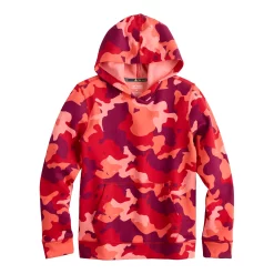 Kids 7-20 Tek Gear® Ultrasoft Fleece Hoodie in Regular & Husky -Bonnie Jean Shop 5534349 Red Camo