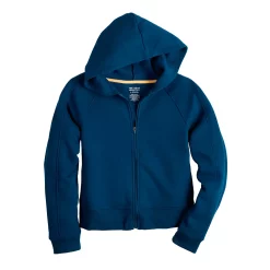 Girls 7-16 Tek GearĀ® Ultrasoft Fleece Full-Zip Hoodie in Regular & Plus