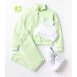 Girls 7-16 Tek Gear® Ultrasoft Fleece 1/4 Zip Pullover in Regular & Plus -Bonnie Jean Shop 5541509 ALT4