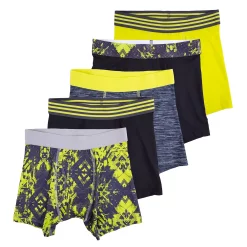 Boys Tek Gear 5-Pack Athletic Boxer Briefs -Bonnie Jean Shop 5580284 Volt Tek