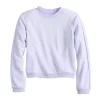 Girls 7-16 Tek Gear® Cozy Micro Fleece Crew Sweatshirt in Regular & Plus