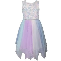Girls 7-16 & Plus Size Bonnie Jean Rainbow Fairy Hem Dress